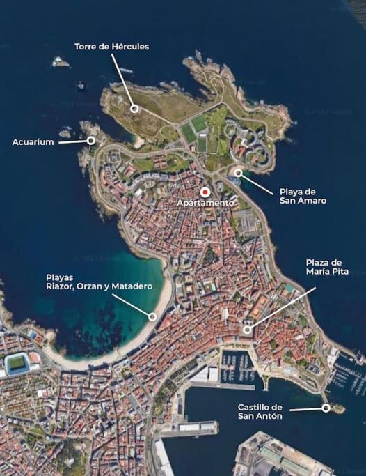 Apartamento Torre De Hercules A Coruña Kültér fotó