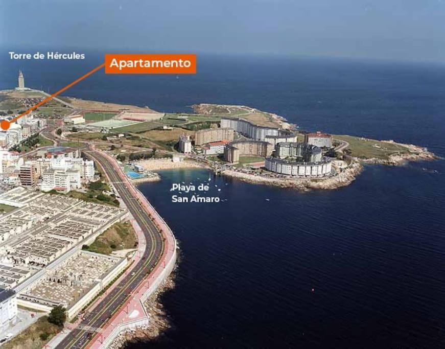 Apartamento Torre De Hercules A Coruña Kültér fotó
